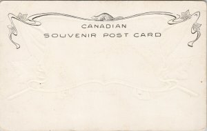 Lake Front Toronto Ontario ON Flags Beaver Maple Leaf Unused Postcard E63