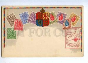 184849 Orange River Colony Coat of arms STAMPS old Postcard