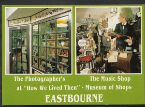 Sussex Postcard-Eastbourne, How We Lived Then,Museum of Shops.Used 1995 - LC4221