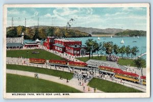 White Bear Lake Minnesota Postcard Wildwood Park Exterior Building 1920 Vintage