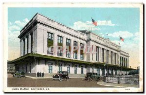 United States Postcard Old Union Station Baltimore Md
