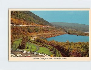 Postcard Autumn View from atop Horseshoe Curve Altoona Pennsylvania USA