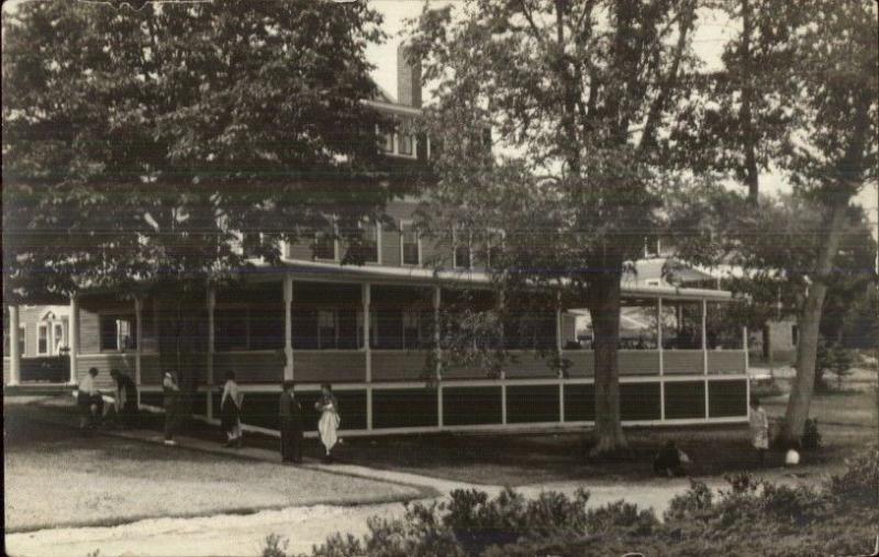 Inn or Hotel - Newagen Maine Written on Back c1920 Real Photo Postcard