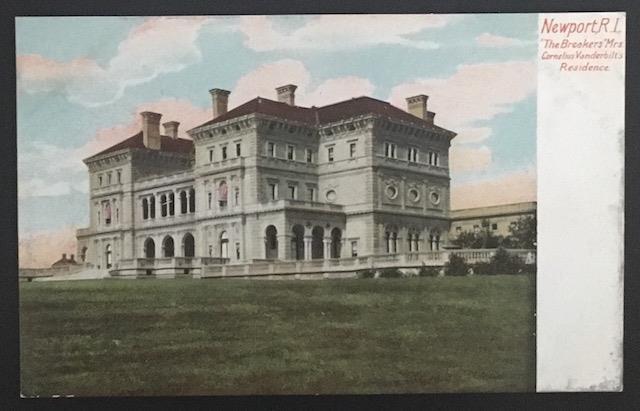 Newport RI The Breakers Mrs Vanderbilts Residence HC Leighton Co 879