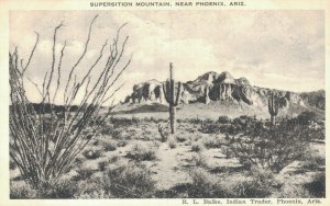USA Supersition Mountain Near Phoenix Vintage Postcard 07.20