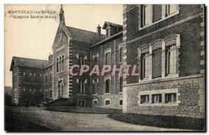 Montceau les Mines Old Postcard Hospice Sainte Marie