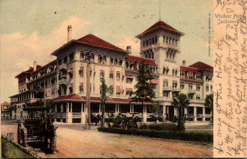 Florida Jacksonville The Windsor Hotel 1905 Rotograph