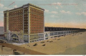 CHICAGO, Illinois, 1900-10s ; La Salle Street Railway Station