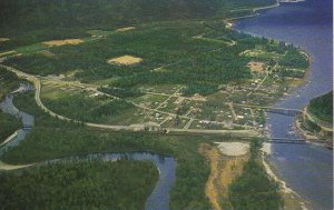 Canada Aerial View Sicamous British Columbia