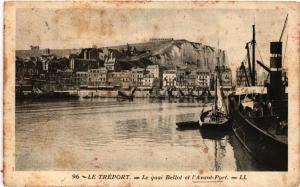 CPA Le TRÉPORT Le quai Bellot et l'Avant Port (415865)