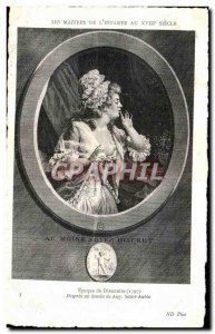 Old Postcard The Master Of The XVIII Century In Print Management Board Epoque...
