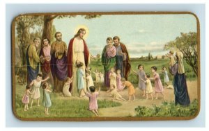 1920s Religious Jesus With Children P222