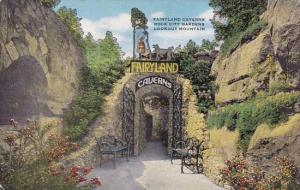 Tennessee Chattanooga Fairyland Caverns Rock City Gardens 1952