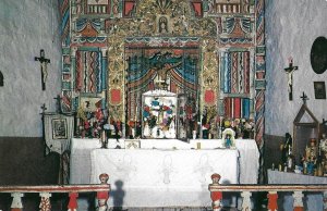 Altar of Church at Chimayo Fine Example of Early Primitive Art New Mexico