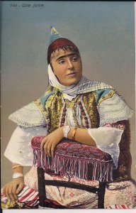 JUDAICA Beautiful Sephardic Jewish Woman 1910, N Africa Morocco, Tunisia Libya