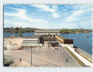 Postcard The Wasa dock-yard, Stockholm, Sweden