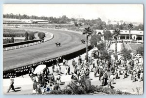 Mexico Postcard Hippodrome of the Americas c1950's Posted RPPC Photo