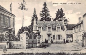 France Le Mesnil Saint Denis La Poste Post Office vintage postcard