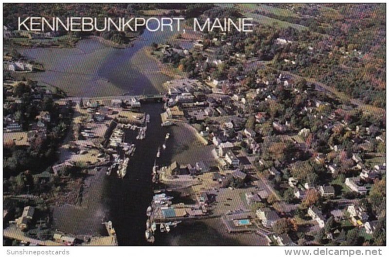 Maine Kennebunkport Aerial View