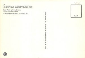 Metropolitan Opera House At, Lincoln Center   