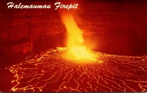 Hawaii Eruption Of Kilauea Volcano Halemaumau Firepit