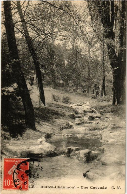 CPA PARIS 19e Buttes -Chaumont - Une Cascade (301955)