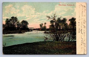 J97/ Pandora Ohio Postcard c1910 Riley Creek Ottawa Putnam County 207