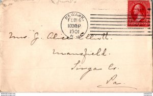 US Cover Newak 1901  for Mansfield Tioga Penn