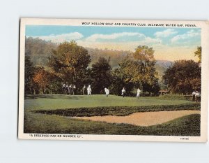 Postcard Wolf Hollow Golf And Country Club Delaware Water Gap Pennsylvania USA