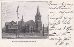 New York Oneonta First Presbyterian Church 1905