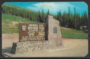 Colorado - Summit Of Berthoud Pass - Continental Divide - [CO-007]