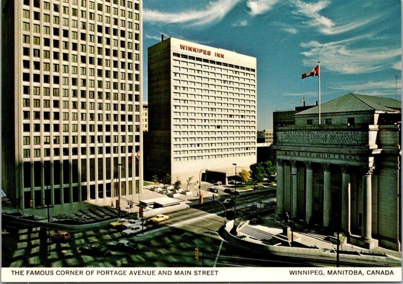 Canada Winnipeg Corner Of Portage Avenue and Main Street