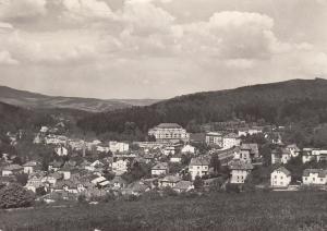 Lazne Luhacovice - View of Spa  B&W Photo Card