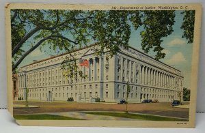 Department of Justice Washington DC Vintage Postcard