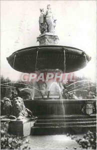 Postcard Modern AIX-EN-PROVENCE - Fountain Lion ROTONDE