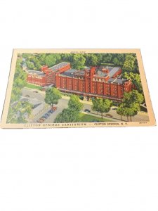 Postcard Early View of  The Clifton Springs Sanitarium in Clifton Springs, NY.