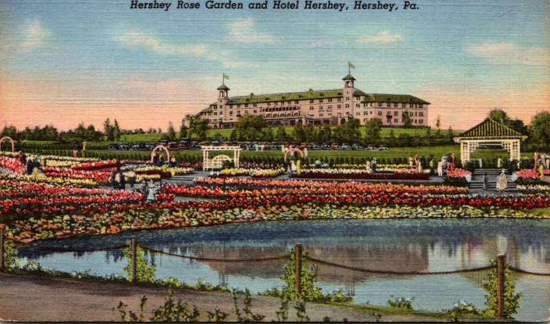 Pennsylvania Hershey The Hotel Hershey and Rose Garden Curteich