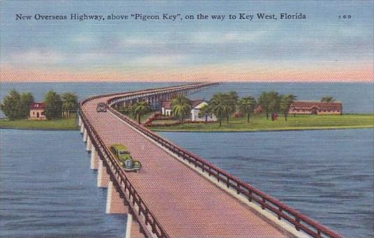 Florida Key West New Overseas Highway Above Pigeon Key On The Way To Key West...