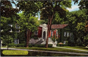 Edwin Watts Chubb Library, Ohio University Athens OH Vintage Postcard L76