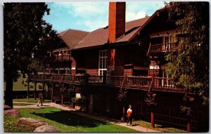 1953 Lake McDonald Valley Glacier National Park Montana MT Posted Postcard