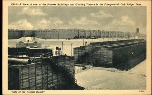 Oak Ridge Tennessee TN WWII Cooling Towers City of Atomic Bomb Vintage Postcard