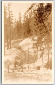 Postcard RPPC c1920s North Vancouver BC Grouse Mountain Scenic Highway by J.W.