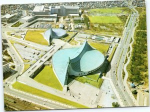 postcard Japan - Tokyo - Yoyogi National Stadium aerial