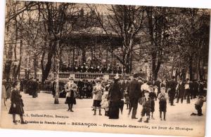 CPA BESANCON - Promenade Granville un jour de Musique (175839)