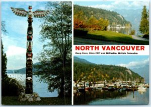 Postcard - Deep Cove, Cove Cliff and Dollarton - North Vancouver, Canada