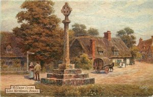 Berkshire Cross #2 UK  Tuck Paint Texture Oilette #9535 C-1910 Postcard 21-2001