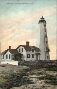 Saybrook CT Lighthouse c1910 PostcardGL Burrows C12260 Postcard EXC COND