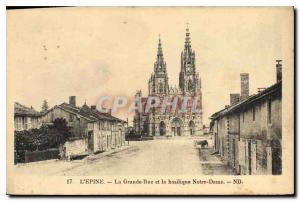 Old Postcard The Thorn La Grande Rue and the Notre Dame