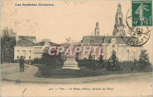Old Postcard Pau Pyrenees Illustrated The Winter Palace (Entrance of the Park)