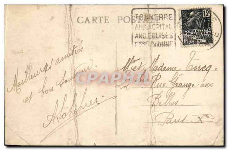 Old Postcard Thunder Rue du General has Capenon theft & # 39oiseau